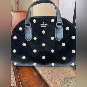Kate Spade Black Bag with Pearl Details